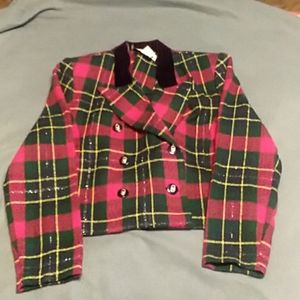 Cropped vintage blazer